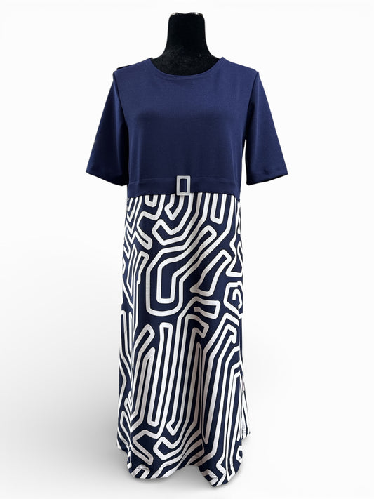 Robe adaptée, manche courte | Bord de mer | A3B