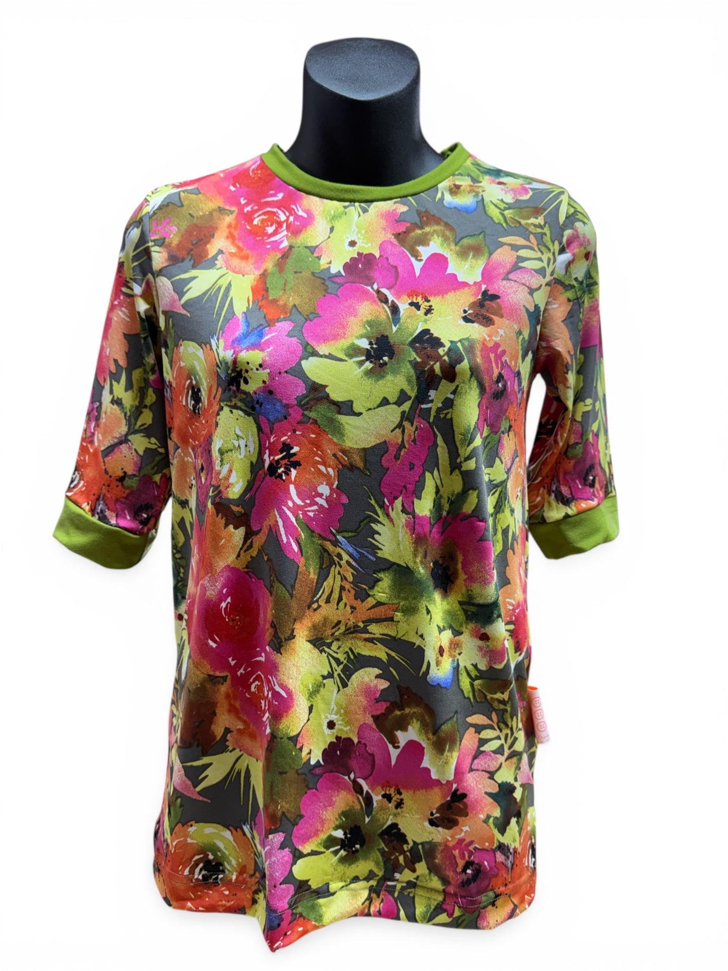 Chandail adapté manche au coude | Explosion de fleurs | A3B