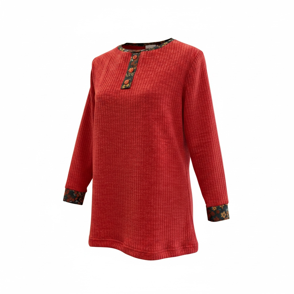 Haut manche longue | Corail | A3B