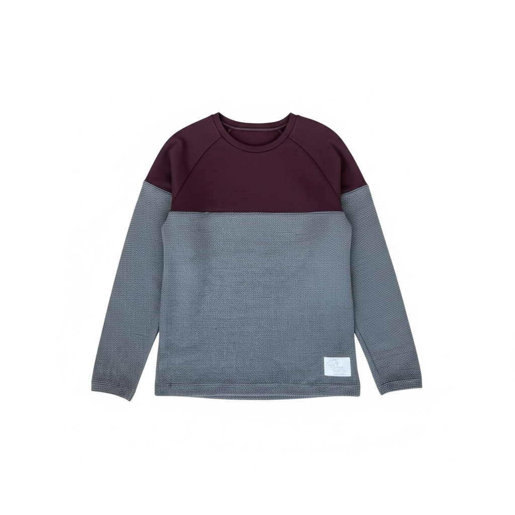 Chandail manche longue | Marc Aubergine |A3B