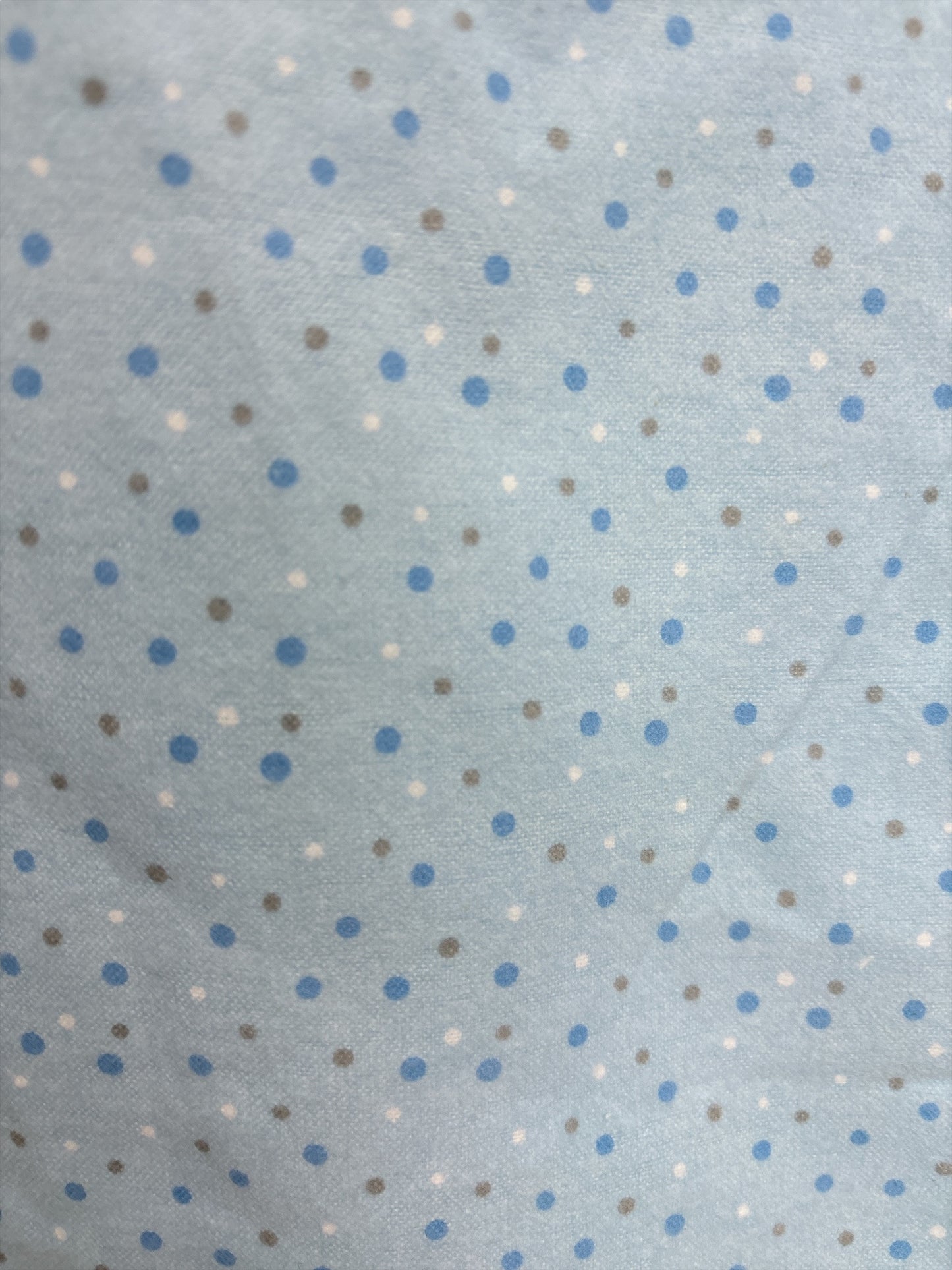 Jaquette de flanelle, adaptée | pois bleus| A3B