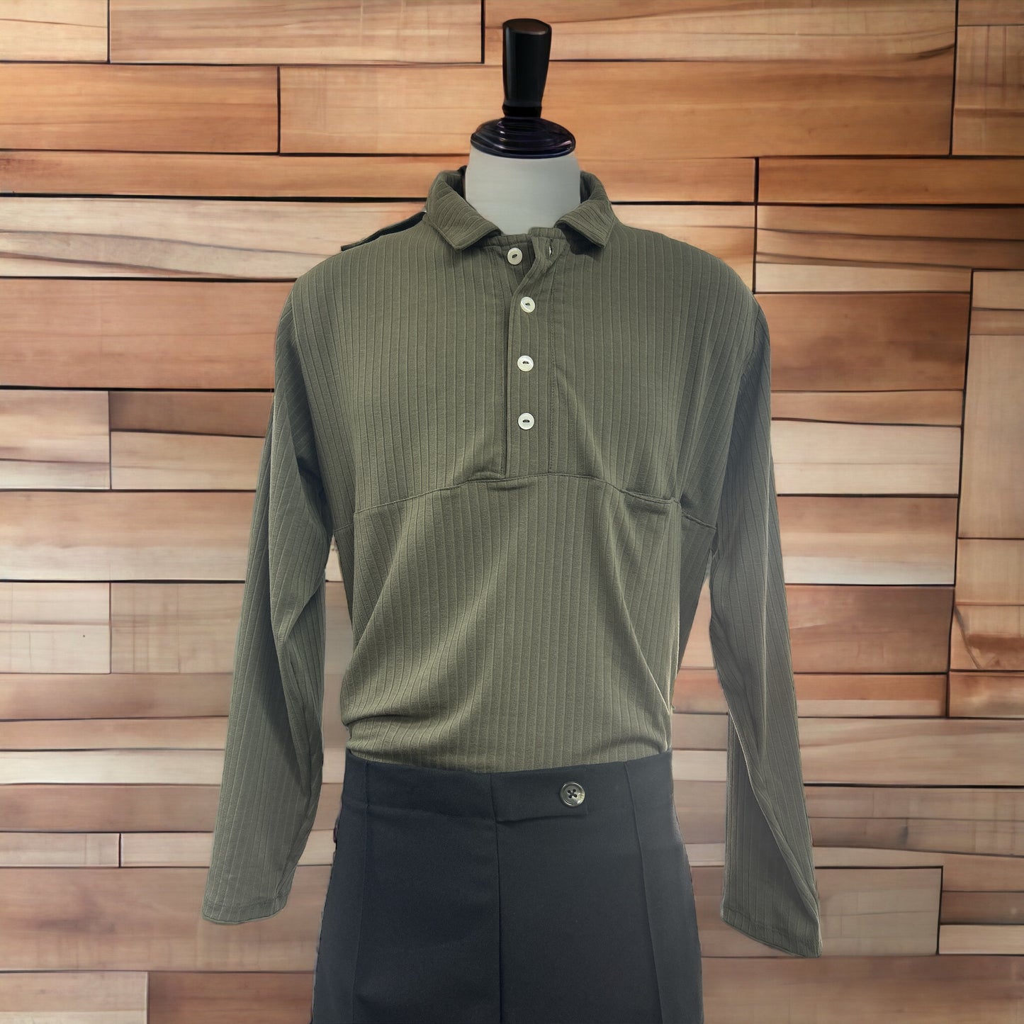 Polo adapté style chemise, pour homme |54573| EZ