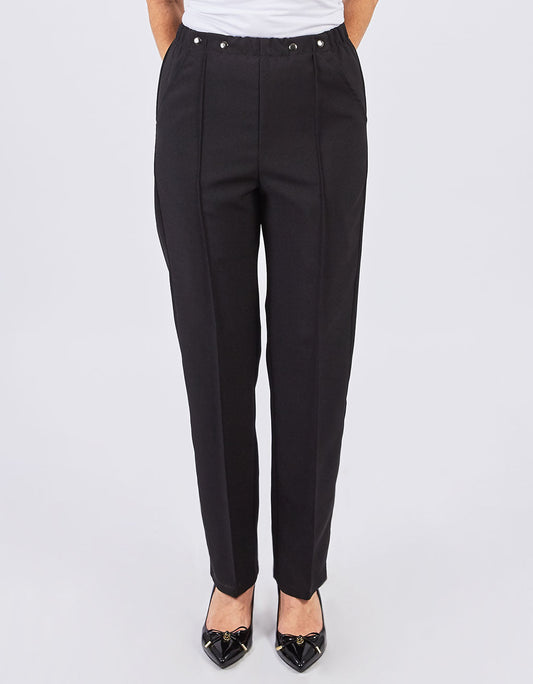 Pantalon adapté noir DT pour dame | FP62525 | EZ