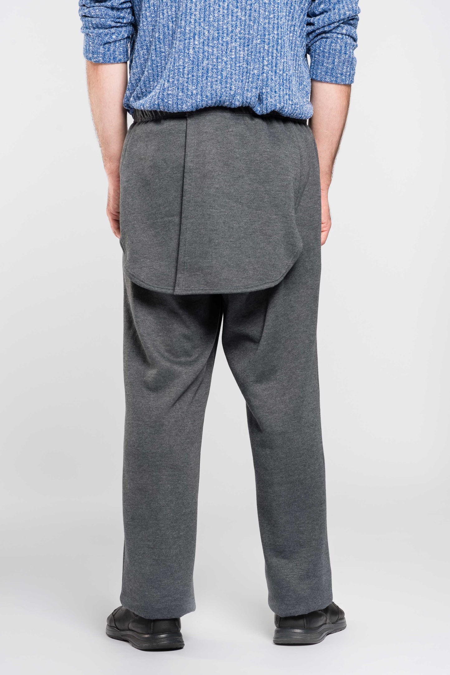 Pantalon gris sans fond avec panneaux d'intimité en jersey | Modèle 1LP35 | CCV