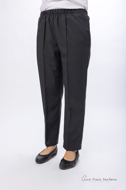 Pantalon gris charcoal ou moka | 2109A | Mode Québécoise | T&L