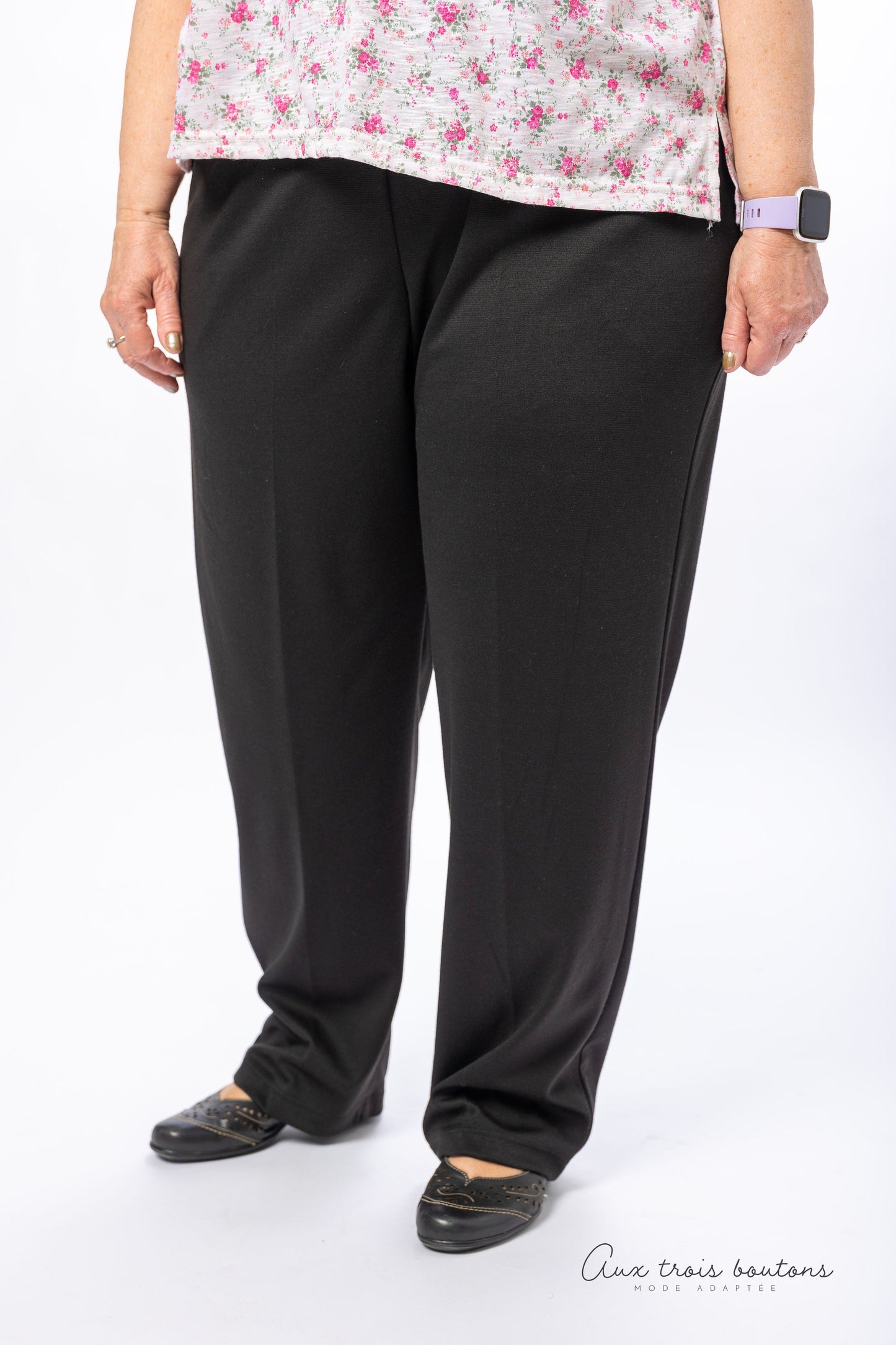 Pantalon noir type jersey unisexe | 1LP34 | CCV