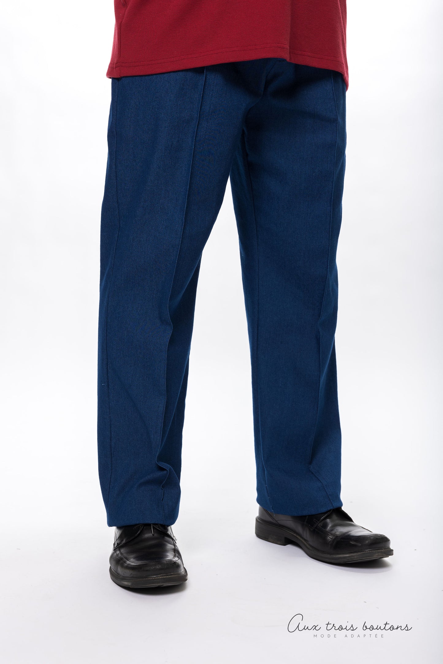 Pantalon bleu acier ou moka | 2108A | Mode Québécoise | T&L