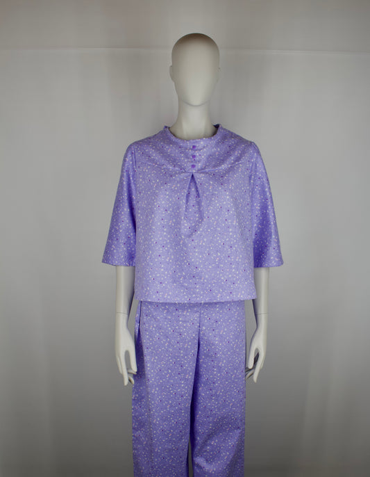 Pyjama lilas étoilé | Mode Québécoise | A3B