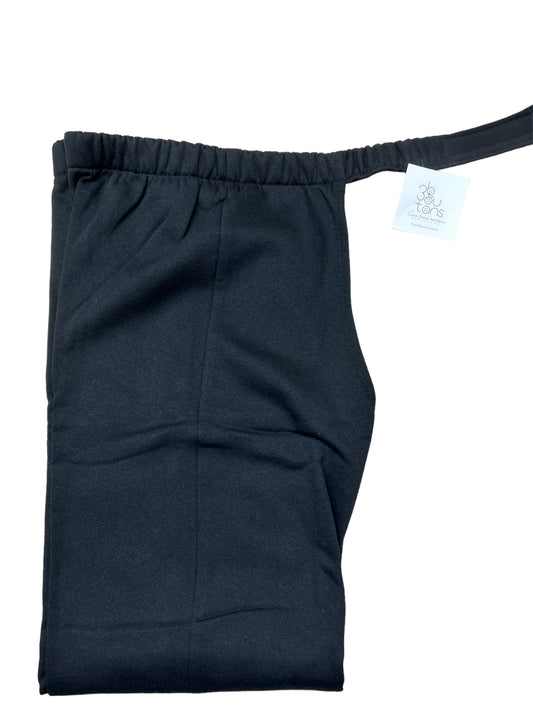 Pantalons sans fond en coton ouaté noirs | Hp64018 | EZ