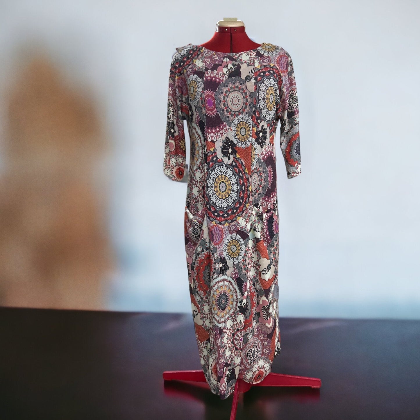 Robe motifs spiro | Carmen | Mode Québécoise | A3B