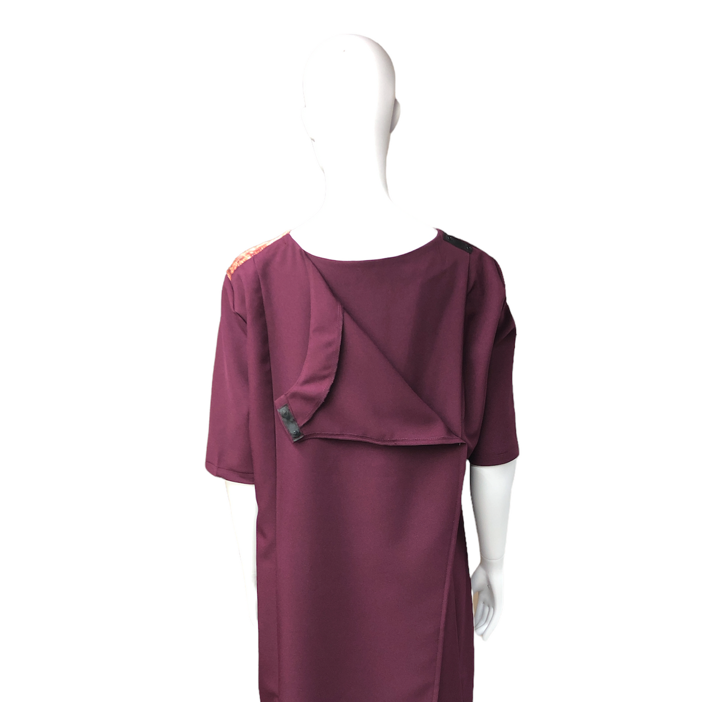Robe couleur bordeaux | Pauline | Mode Québécoise | A3B